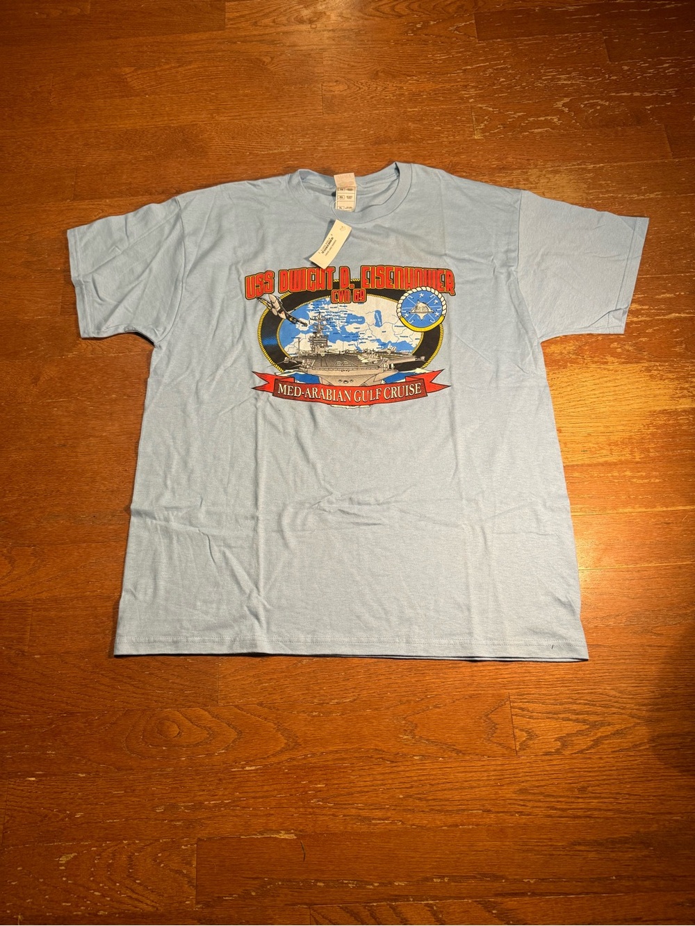 Y2K USS Dwight Eisenhower Graphic Tee